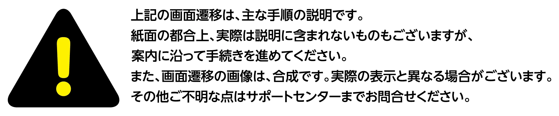 注意事項